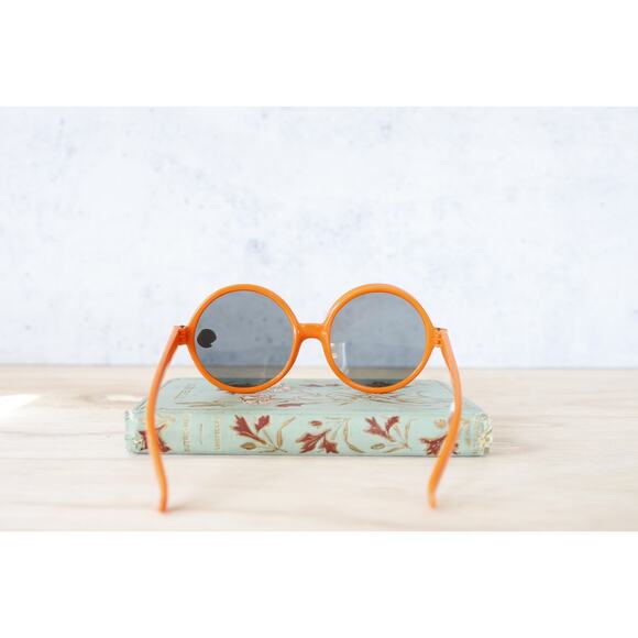 Vintage sunglasses 1970s round Grandmacore Made In Japan Pin hinge Pop Art main image 3